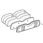 2-Tone Seat Back Assembly (Gray & Black)