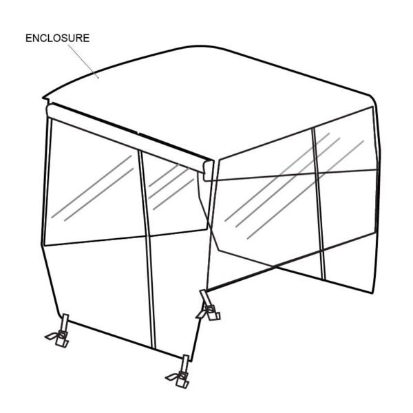 54-in. Enclosure Kit (Tan)