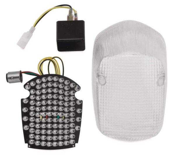 BikeMaster Integrated Clear Tail Lights