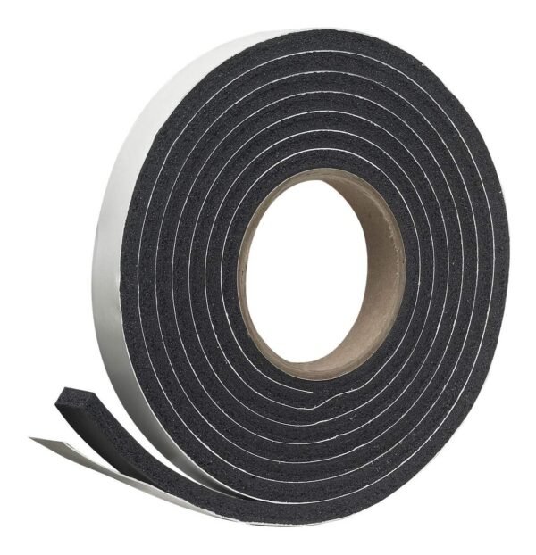 Frost King Sponge Weatherstripping Foam Seal Tape, 3/4-in x 10-ft, Black