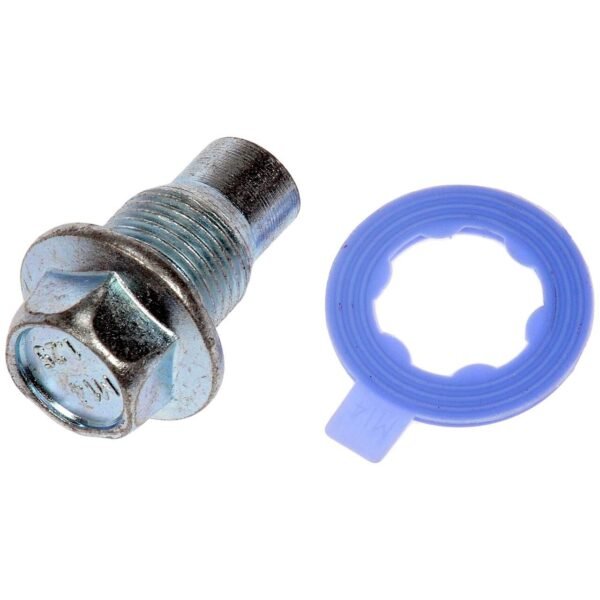 Dorman 090-076CD Steel Engine Oil Drain Plug with Gasket, M14-1.25, Head Size 15mm