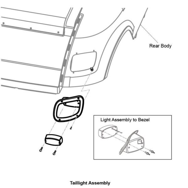 Passenger Side Tail Light Assembly