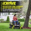 80V HP Brushless 42in. Cordless Zero Turn Riding Mower with (2) 80V & (2) 40V Batteries & Charger - Image 9