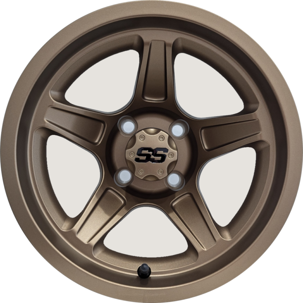 12" Aluminum Golf Cart Wheel - Excalibur Series 88 - Matte Bronze