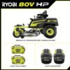 80V HP Brushless 42in. Cordless Zero Turn Riding Mower with (2) 80V & (2) 40V Batteries & Charger - Image 3