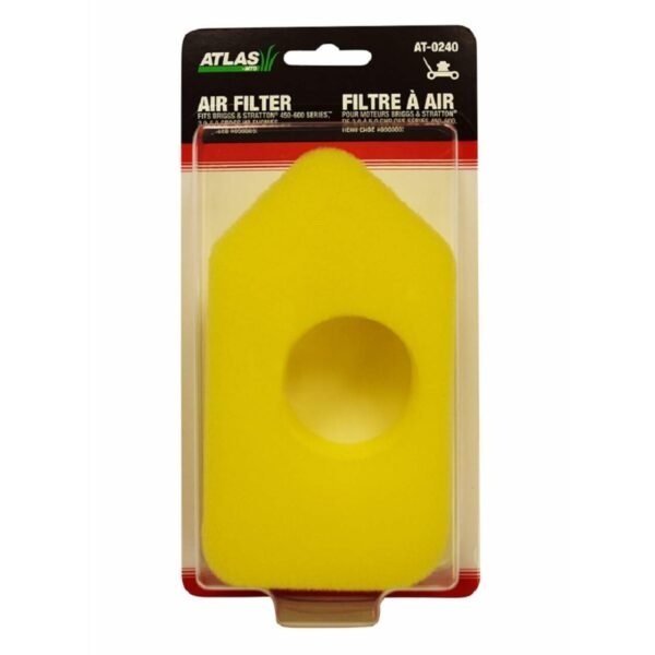Atlas Lawn Mower Replacement Air filter, Foam, for Briggs & Stratton Lawn Mower Engines