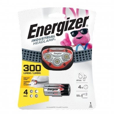 HDBIN32E Energizer LED Headlamp 300 Lumens 3x AAA (batteries included)