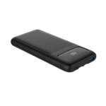 Bluehive 10,000 mAh Power Bank with Type-C Cables, Black