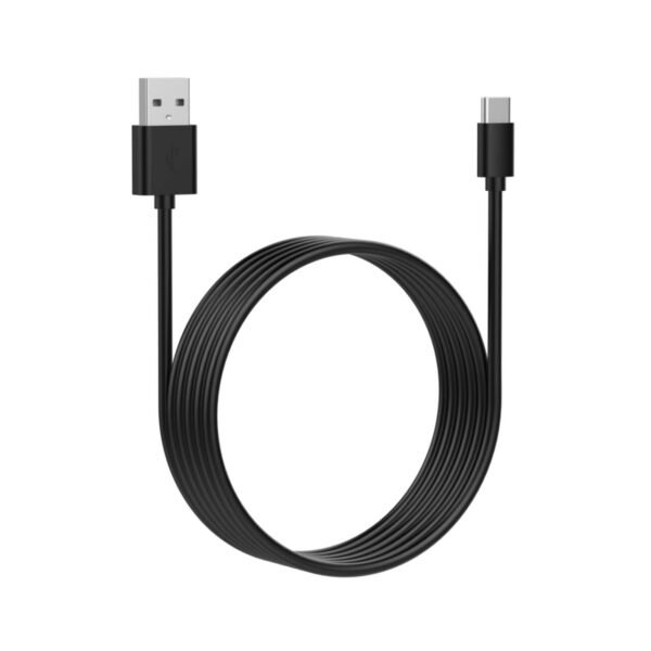 Bluehive Type-C Charger & Sync Cable, Matte Black, 6-ft