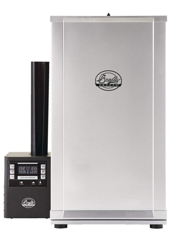 Bradley Smoker, Digital 4-Rack Electric Vertical with an Automatic Wood Feeder