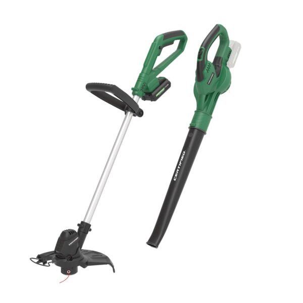 Certified 20V Cordless Line Grass Trimmer/ Sweeper Combo