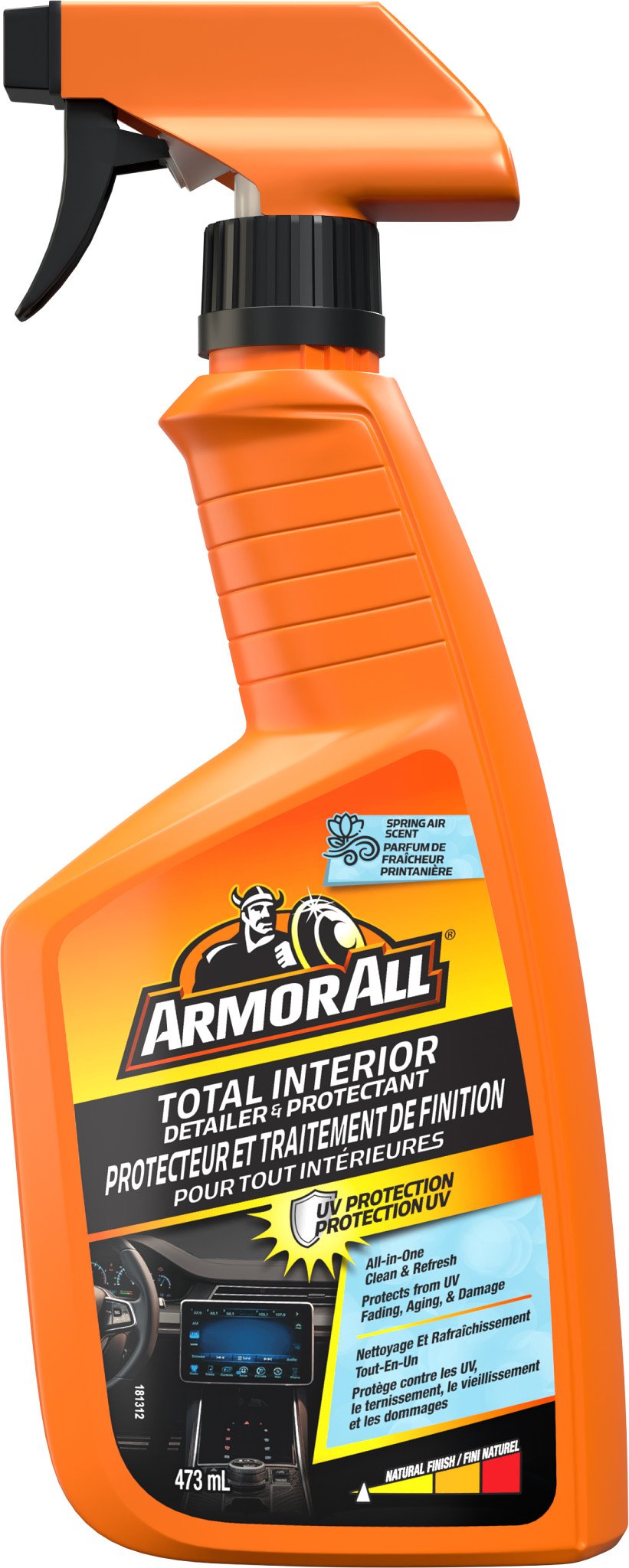 Armor All Total Interior Detailer and Protectant Spray, 473 mL Bottle