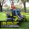 80V HP Brushless 42in. Cordless Zero Turn Riding Mower with (2) 80V & (2) 40V Batteries & Charger - Image 7