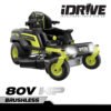 80V HP Brushless 42in. Cordless Zero Turn Riding Mower with (2) 80V & (2) 40V Batteries & Charger