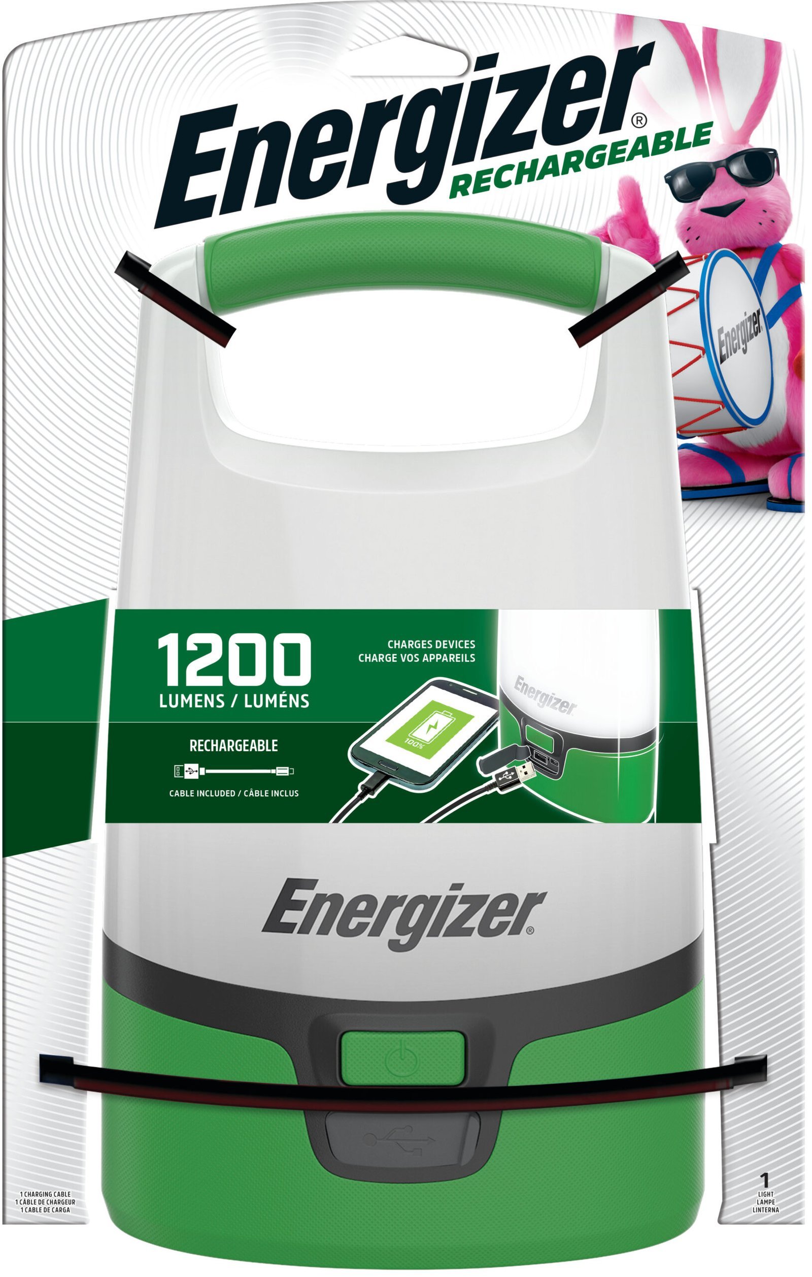 Energizer ENALURL71 Rechargeable Lantern, 1200 Lumens
