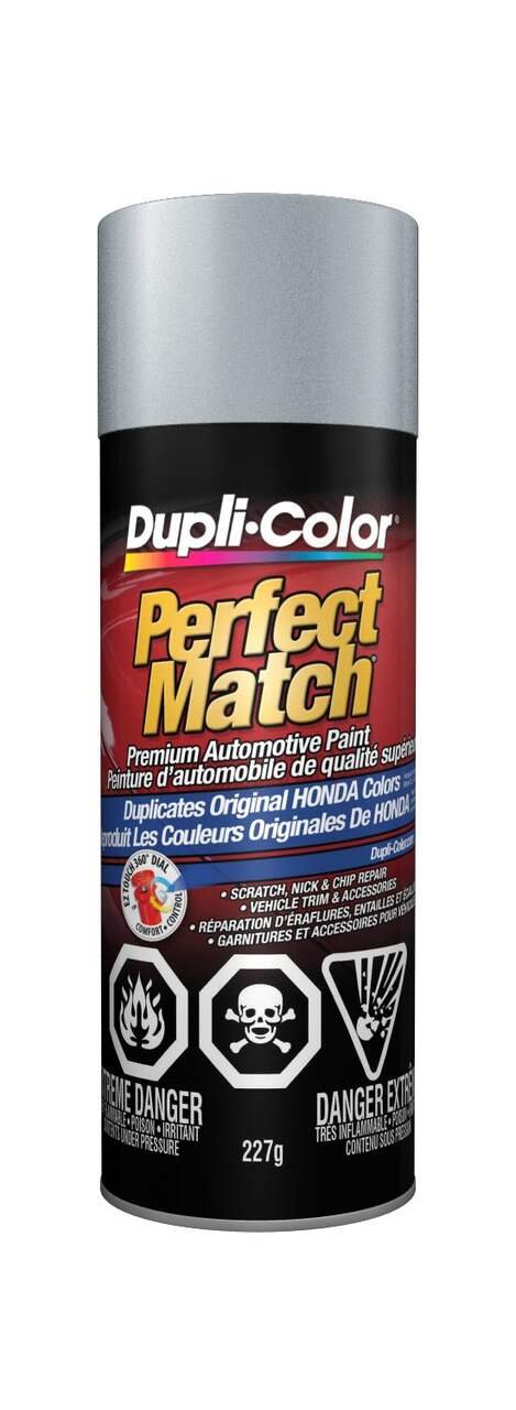 Dupli-Color Perfect Match Premium Acrylic Lacquer Automotive Aerosol Spray Paint, Silver Pearl Metallic (NH678M), 227-g