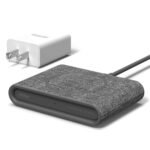 iON 10W Silicone Fast Wireless Mini Charging Pad, Compatible with all Qi-Enabled Devices, Grey