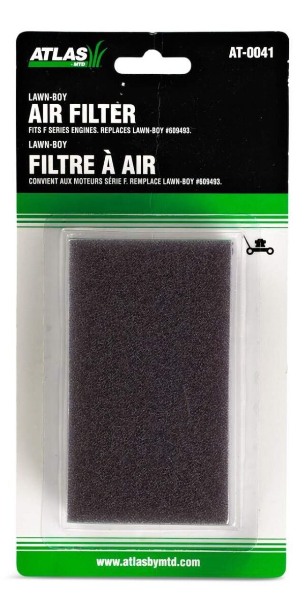 Atlas Lawn Mower Foam Air Filter Element, Replaces Lawn-Boy for CT#: 060-9493