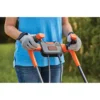 Lawn Mower with Comfort Grip Handle, Push Walk-Behind, Electric, 15" Cutting Width - Image 5