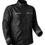 Origine Abrasion-Resistant Motorcycle Biker Jacket, Black