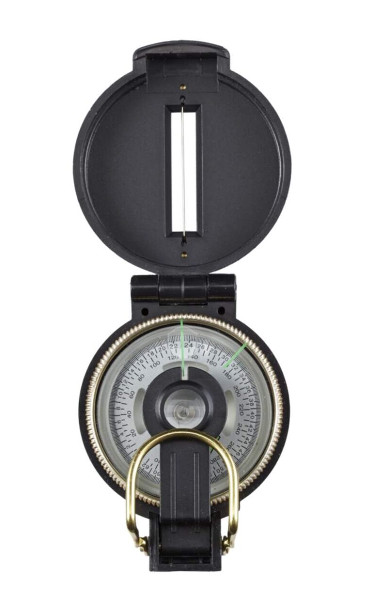Outbound Lensatic Metric Scale Camping Compass - Battery World