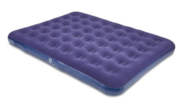 Outbound Queen Single-High Inflatable Air Mattress/Airbed w/ Flocked Top & Repair Kit
