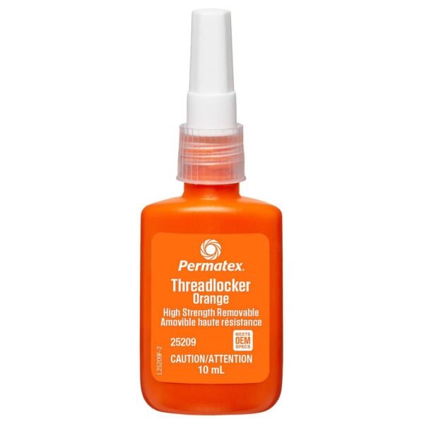 Permatex® Hybrid Strength Removable Threadlocker, Orange, 10-mL