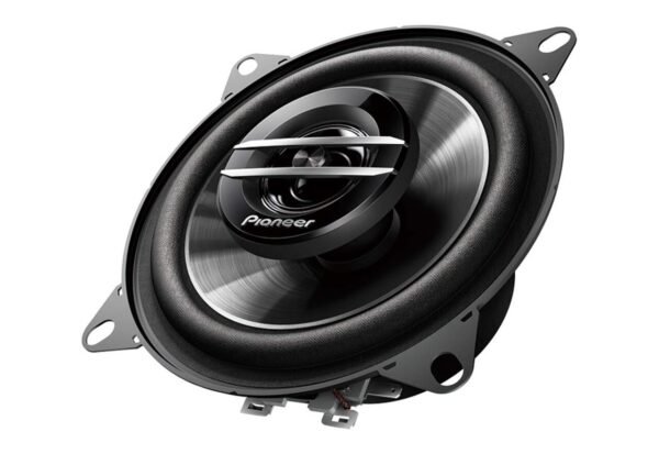 Pioneer TS-G1020S 2-Way Coaxial 420W Car Speaker, with ALPHASONIK Earbuds, 4-in