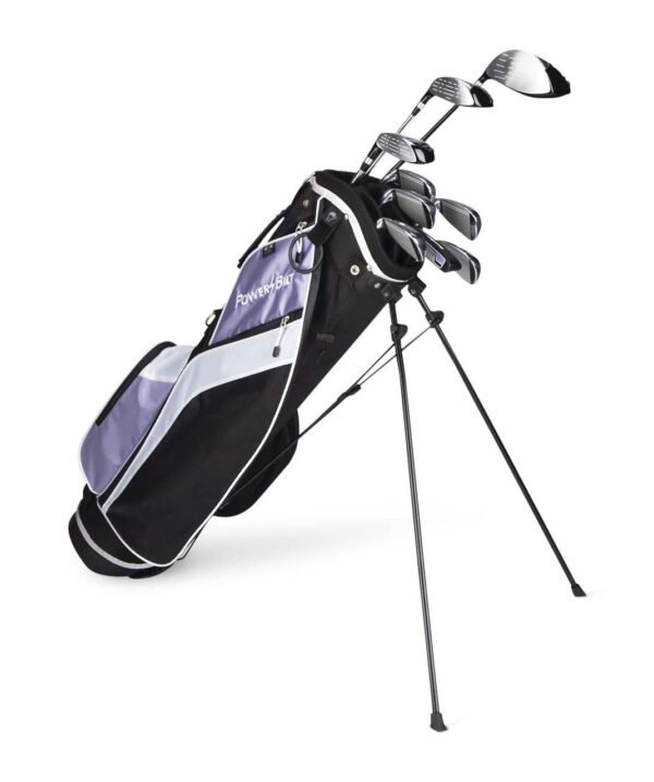 PowerBilt TourBilt Women's Golf Club Set, Lightweight, Right-Hand, Black/Purple