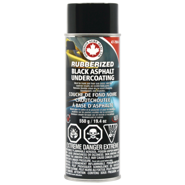 Rubberized Asphalt Undercoating Spray
