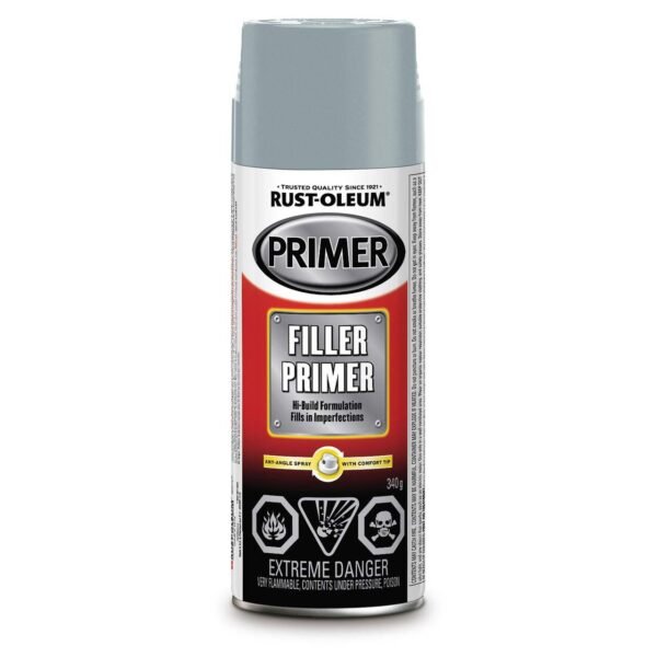 Rust-Oleum® Automotive Filler Primer Spray, Grey, 340-g