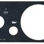 Service Fuel Oil Light Console Decal