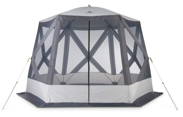 Woods Lodge Instant Pop-Up Screen House/Tent/Camping Gazebo Shelter, 11-ft x 9-ft